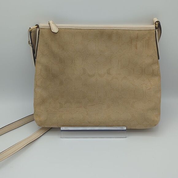 Coach Beige and Cream Crossbody Bag - Picture 2 of 9